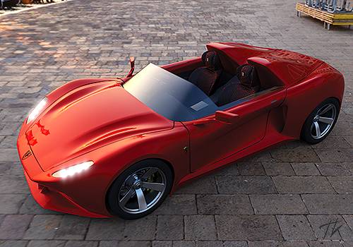 Design Awards Winner - Tanuj Kaushik - Ferrari Ibrido 2030