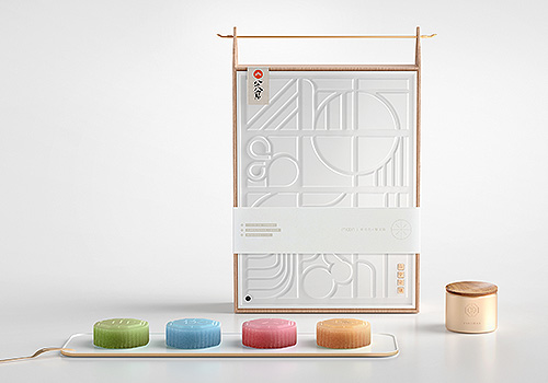 Design Awards Winner - 5gn2 - Colourful Imagination — Moon & tea Mid-autumn gift box