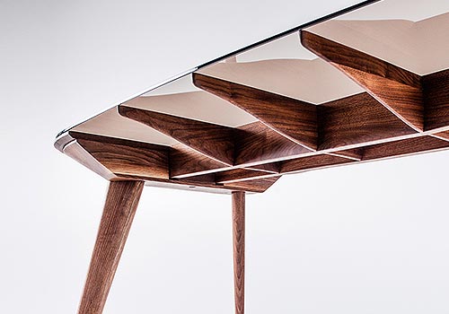 Design Awards Winner - AROUNDtheTREE - Herringbone table