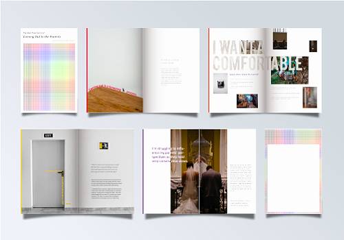 Design Awards Winner - Jiaheng Wu Design - UX Research Magazine - Coming Out Experience