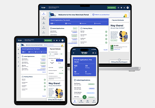 Design Awards Winner - Snap Finance Inc - Snap Merchant Portal 3.0 - Inclusive User Experience Design