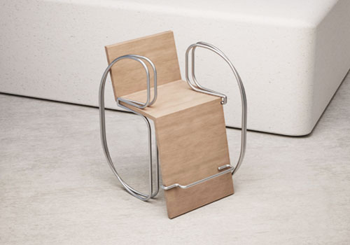 Design Awards Winner - Jiaying Qu & Jiahua Cai - Flipping & Clipping Chair