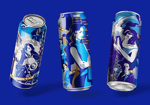 Design Awards Winner - Shanghai Modern Creative Co.,Ltd. - Blue Girl Beer 