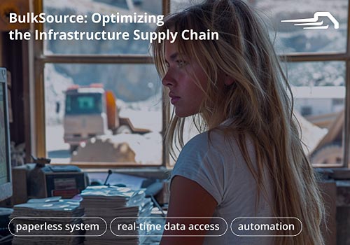 Design Awards Winner - AMTOSS - BulkSource: Optimizing the Infrastructure Supply Chain