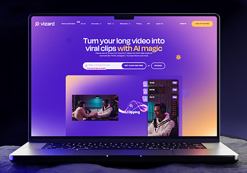 Design Awards Winner - Vizard, Corp. - Vizard.ai: Turns Long Videos into Viral Shorts with AI Agent