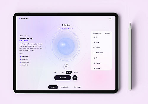Design Awards Winner - Dmytro Nushtaiev - Calm Site