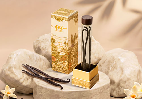Design Awards Winner - Sei - Sei Premium Vanilla Beans Grade A, Kingdom of Tonga