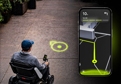 Design Awards Winner - Zejun Wu, Yiran Zheng, Siyuan Teng - Wayix: AI-powered navigation system for wheelchair users