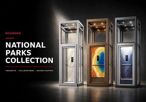 Design Awards Winner - Heeidung - HEEIDUNG NATIONAL PARKS COLLECTION - SCREW-DRIVEN HOME LIFTS