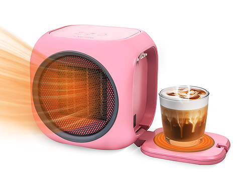 Design Awards Winner - Fanniverse - Dual-function Desktop Heater with Integrated Mug Warmer