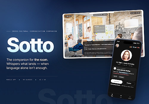 Design Awards Winner - Yijing Han (Individual) - Sotto — Cultural Communication Companion