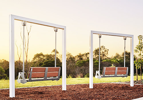 Design Awards Winner - Street and Garden Furniture Co. - The Array Swing - Movement Meets Design