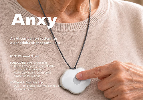 Design Awards Winner - Anxy.AI Team - An AI companion system for older adults after spousal loss
