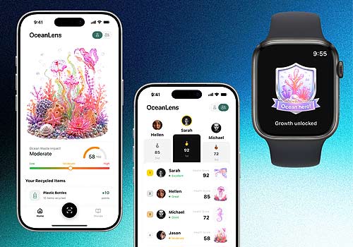 Design Awards Winner - Yiran Zheng, Zejun Wu, Yujia Ke - OceanLens