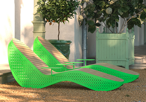 Design Awards Winner - Karim Rashid Inc. - KEEN Sun Chaise 